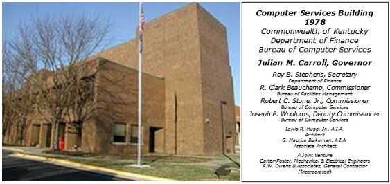 Commonwealth Data Center Building and Dedication Plaque